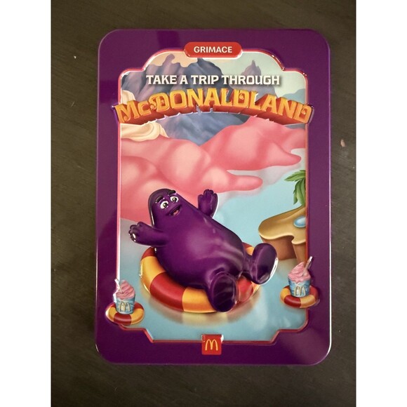 NEW 2025 McDonald's The McDonaldLand Adult Happy Meal Grimace - Picture 1 of 7